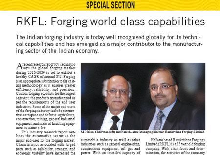RKFL: Forging world class capabilities, Industrial Products Finder
